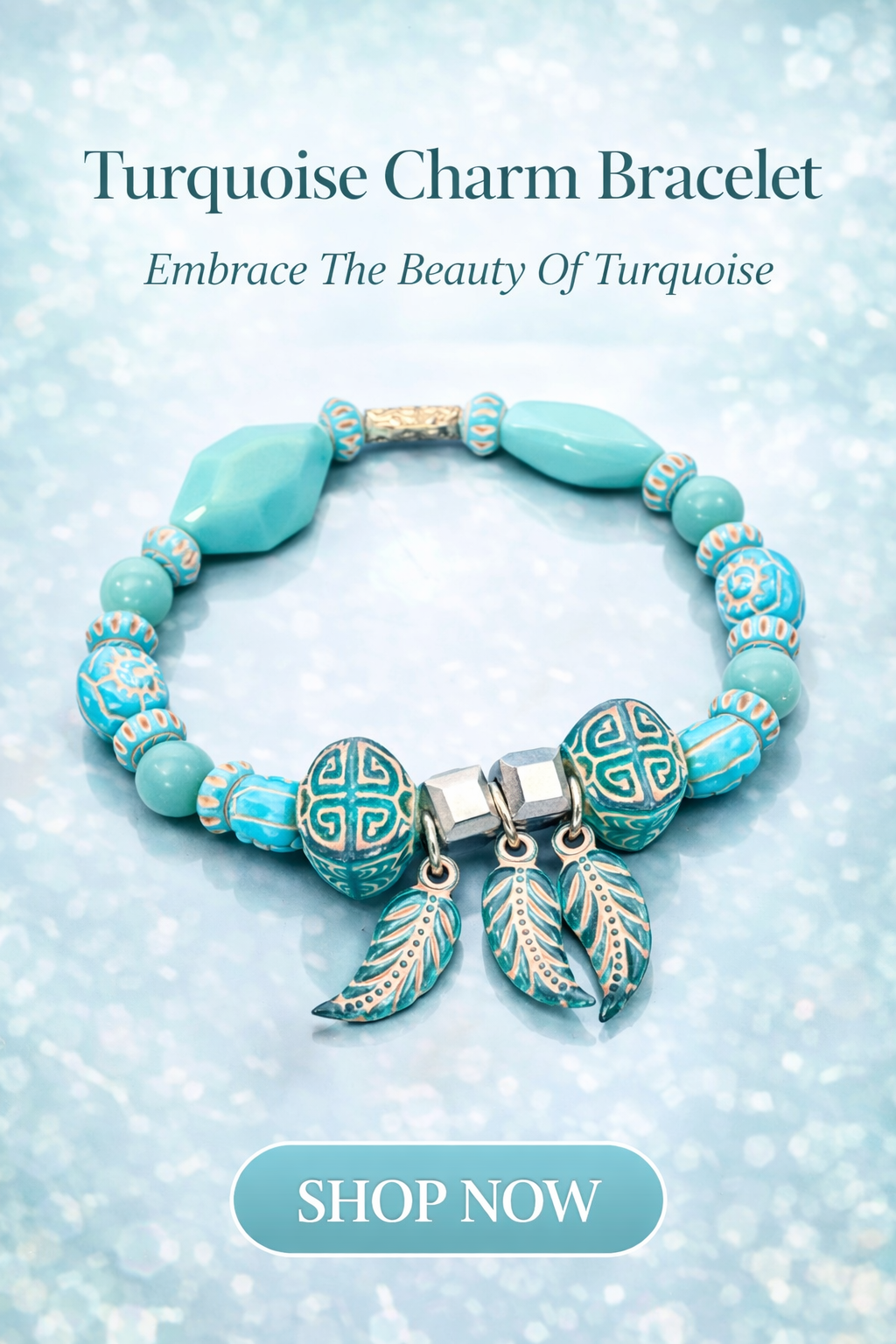 Turquoise Charm Bracelet